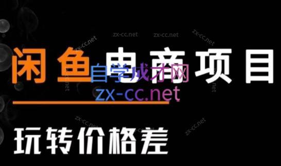 亿创繁星·闲鱼电商项目(玩转价格差)-豪讯资源网