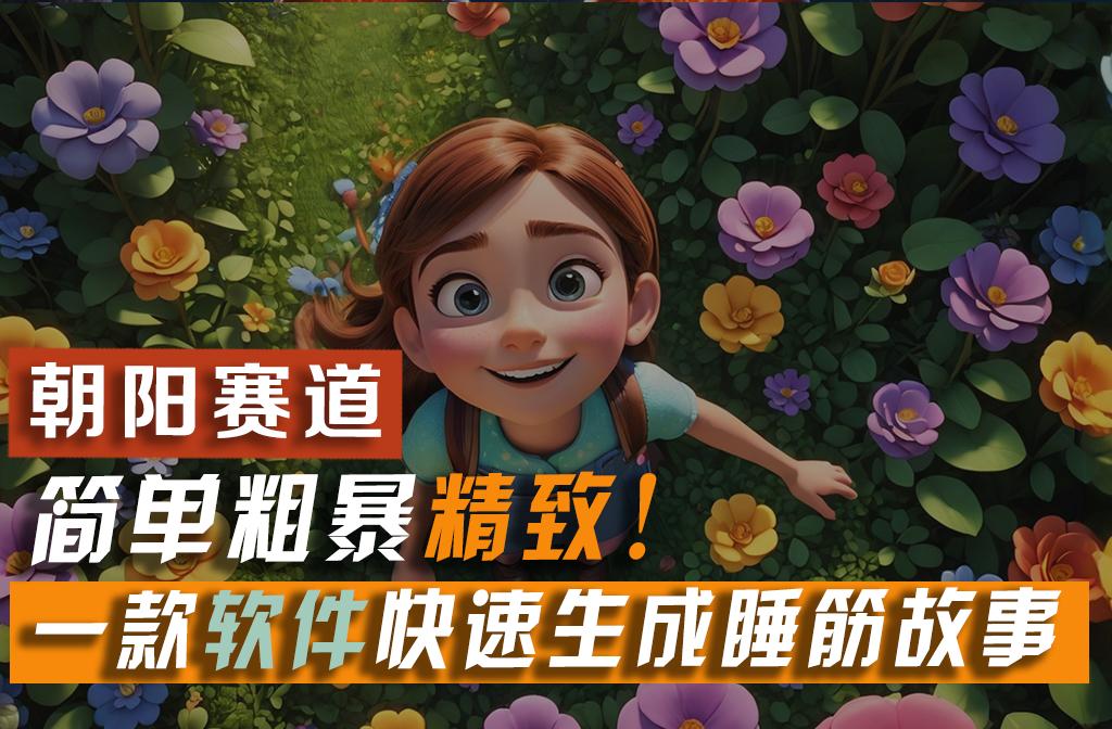 利用一款软件5分钟一条爆款睡筋故事，简单粗暴精致！小白月入2w+-豪讯资源网