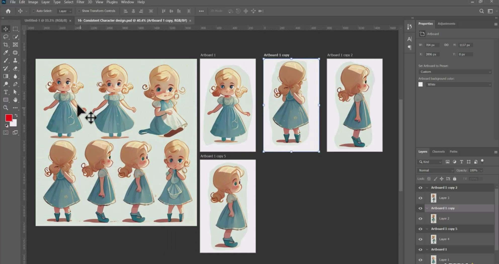 图片[7]-掌握 MidJourney V5 AI + ChatGPT创建一致的角色设计图像-22节课-中英字幕-豪讯资源网