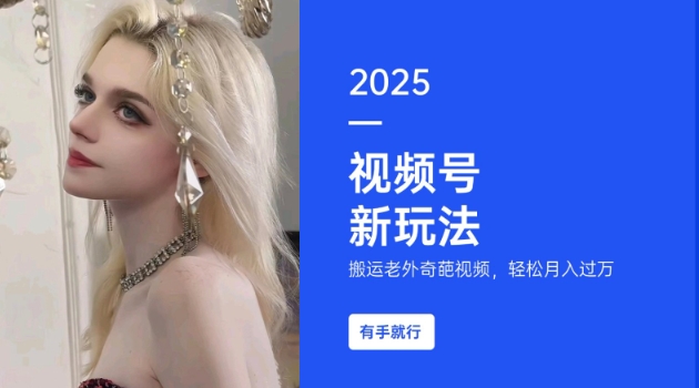 搬运老外奇葩视频，撸视频号分成计划收益，每天只需一小时，新手小白轻松月入过W-豪讯资源网