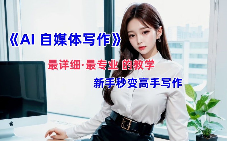 AI自媒体文章创作全网最详细教程，新手秒变写作高手，多方位发展-豪讯资源网