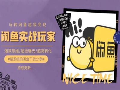 手把手教你0到1系统玩转闲鱼变现，爆款思维/超级曝光/超高转化-豪讯资源网