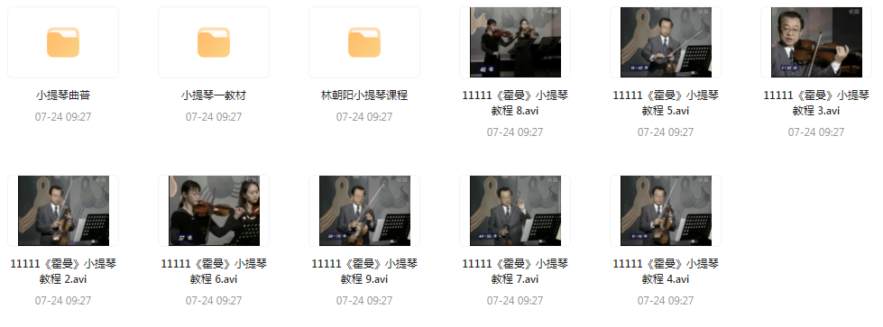 霍曼小提琴教学视频-豪讯资源网