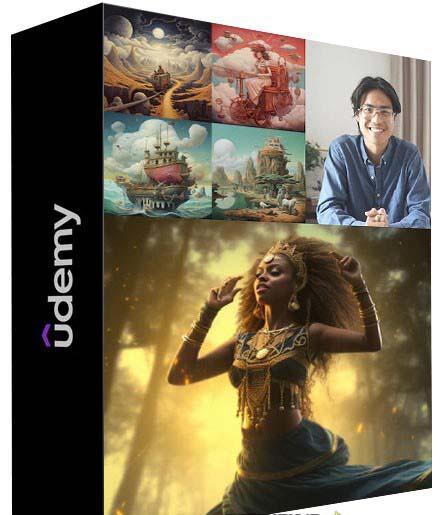 MidjourneyAI绘画艺术生成的大师级写作提示指南教程-8节视频课-中英字幕-豪讯资源网