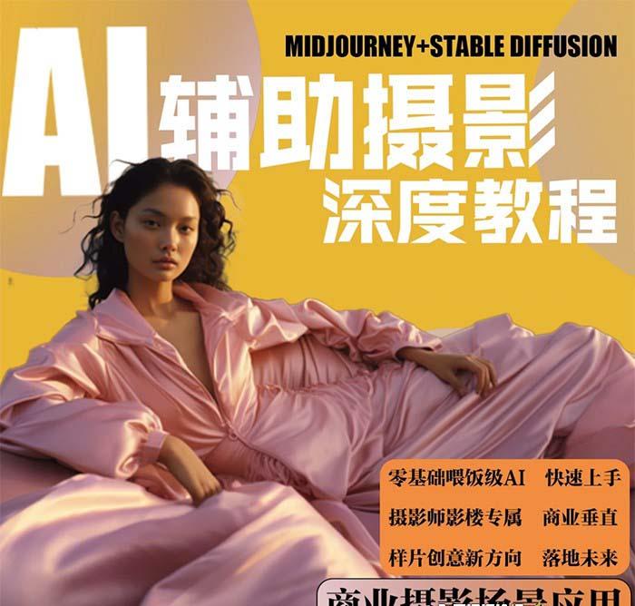 (8727期)2024年AI辅助摄影人工智能商业应用摄影课程(37节课)-豪讯资源网