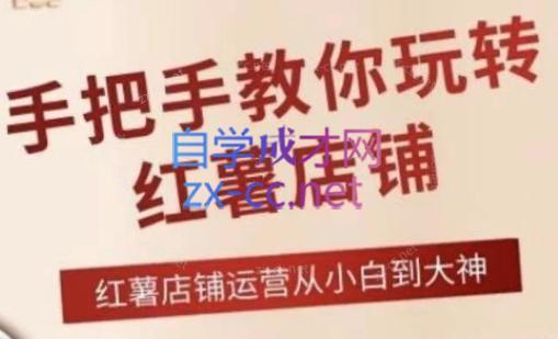 海燕老师·2024手把手教你玩转红薯店铺-豪讯资源网