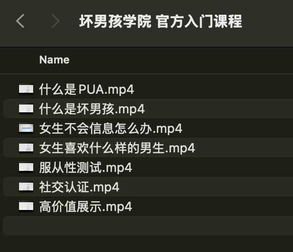 坏男孩学院 官方入门课程-豪讯资源网