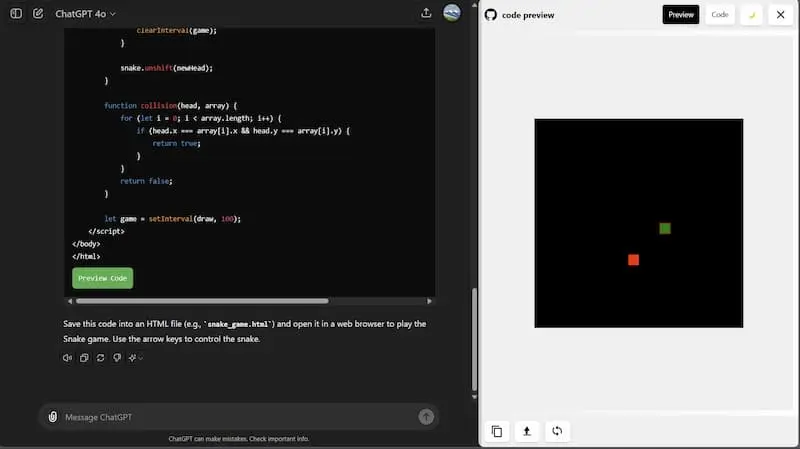 ChatGPT Code Preview｜AI编程预览工具-豪讯资源网