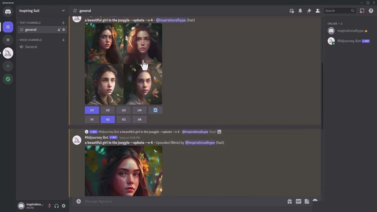 图片[4]-掌握 MidJourney V5 AI + ChatGPT创建一致的角色设计图像-22节课-中英字幕-豪讯资源网