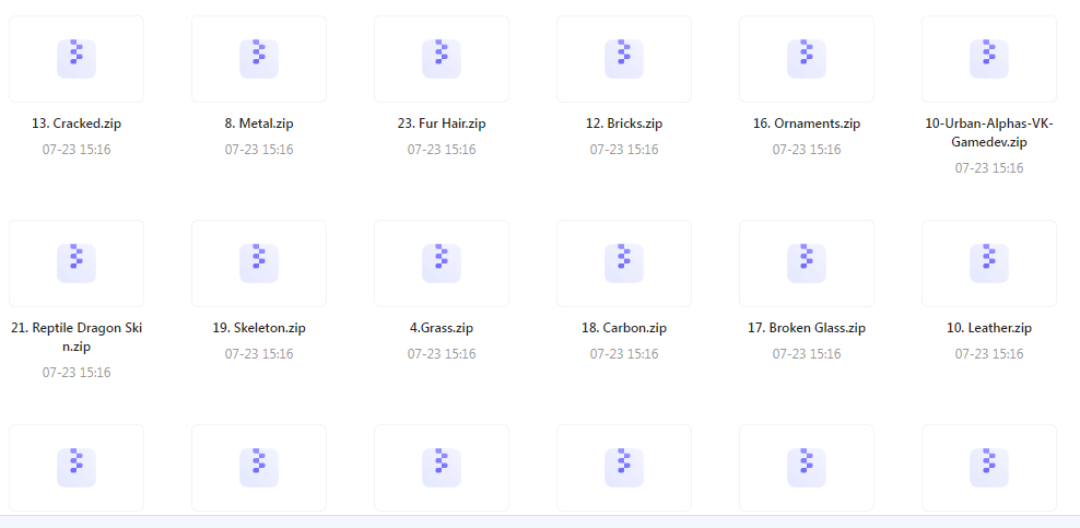 【素材分享】实用教程+素材 Zbrush与Blender表面纹理合集-豪讯资源网