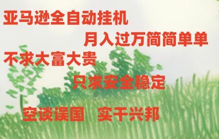 亚马逊全自动浏览挂机，，收益稳定且前景广阔-豪讯资源网