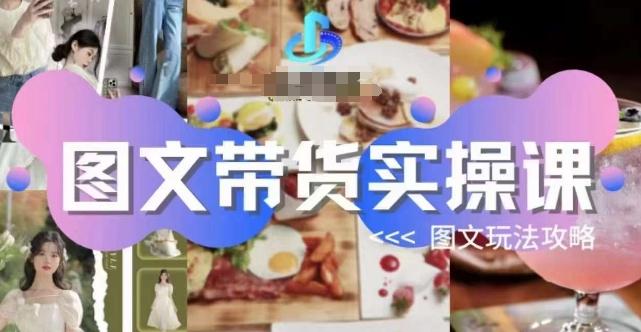 图文带货实操课，图文玩法攻略玩法-豪讯资源网