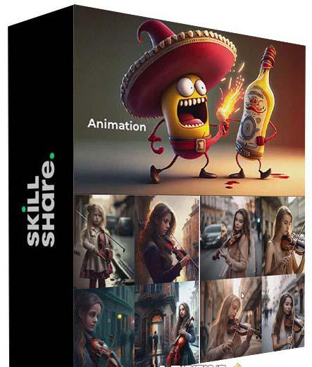 图片[1]-掌握 MidJourney V5 AI + ChatGPT创建一致的角色设计图像-22节课-中英字幕-豪讯资源网