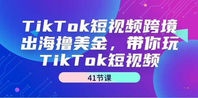 TikTok短视频跨境出海撸美金，带你玩TikTok短视频(41节课)-豪讯资源网