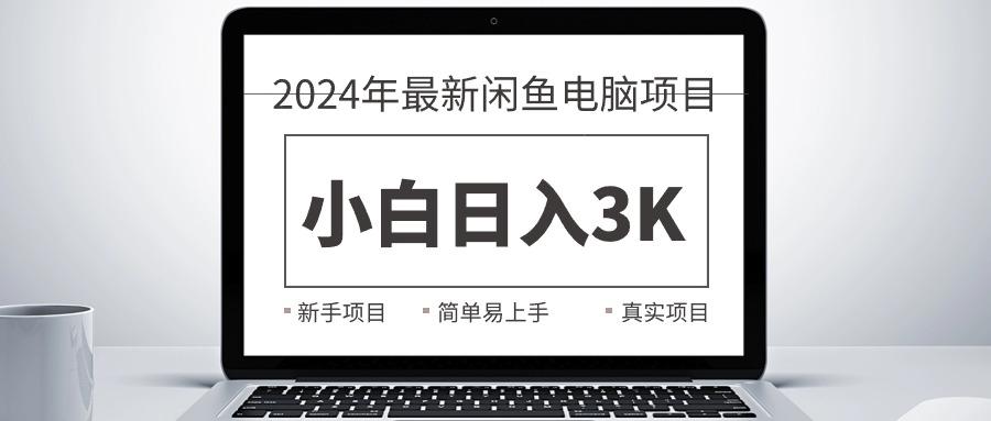 2024最新闲鱼卖电脑项目，新手小白日入3K+，最真实的项目教学-豪讯资源网