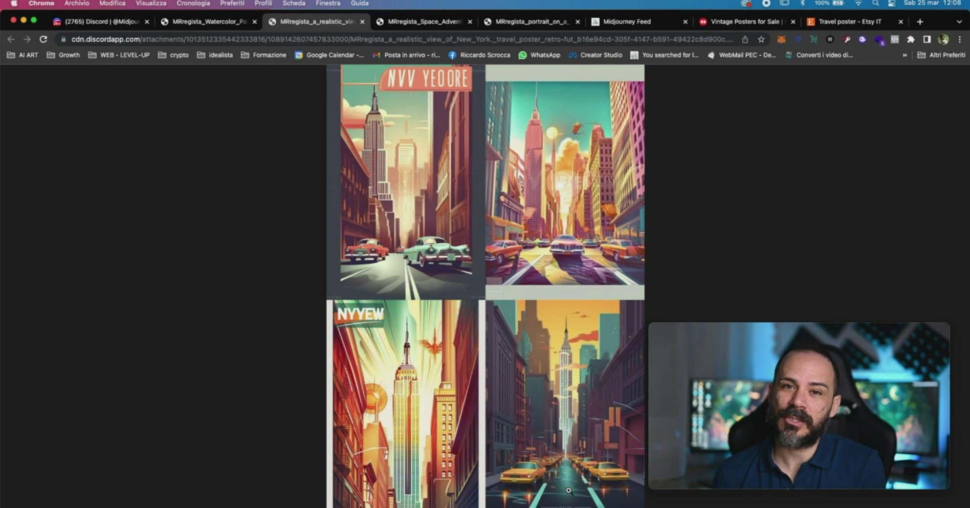 图片[10]-Midjourney AI人工智能创建和销售令人惊叹的海报教程-10节课-中英字幕-豪讯资源网