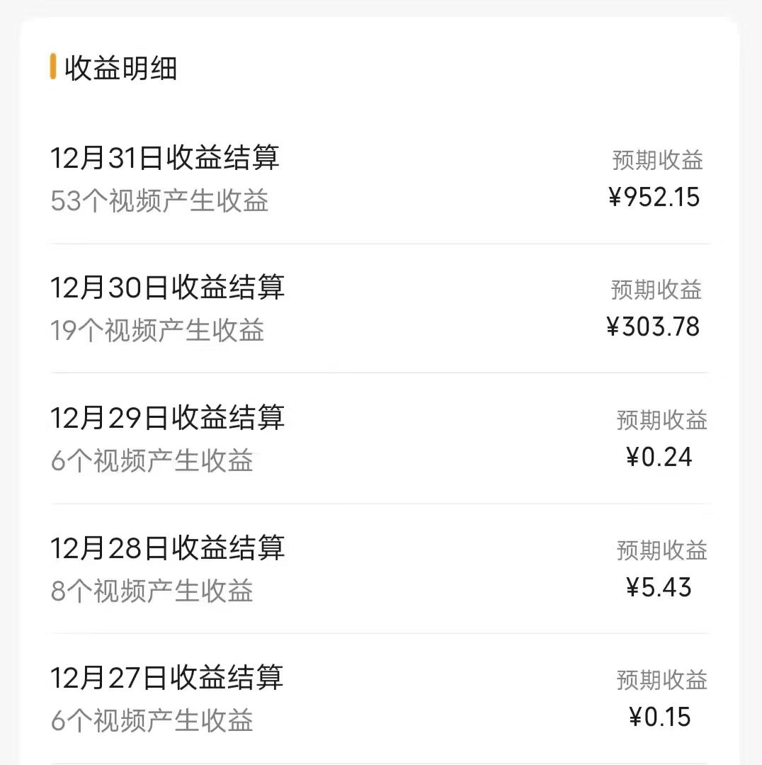 (8550期)每天半小时轻松月入过万，适合任意人群，小白无脑操作，AI条条原创视频-豪讯资源网