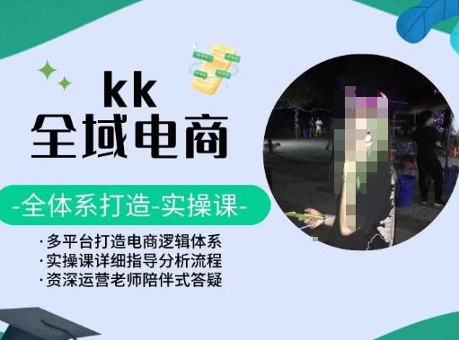 KK全域电商，全体系打造实操课，多平台打造电商逻辑体系-豪讯资源网