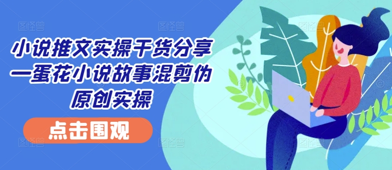 小说推文实操干货分享—蛋花小说故事混剪伪原创实操-豪讯资源网