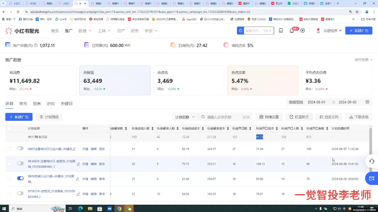 李老师·小红书运营投流，0基础实战教学-豪讯资源网