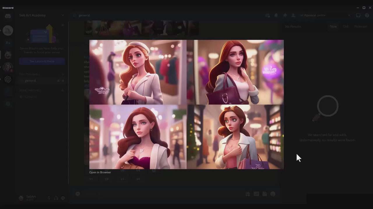 图片[5]-掌握 MidJourney V5 AI + ChatGPT创建一致的角色设计图像-22节课-中英字幕-豪讯资源网