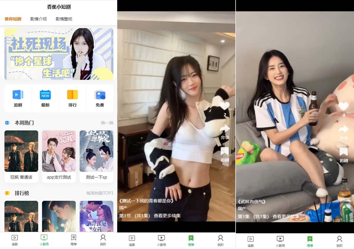 (8542期)小剧场短剧影视系统源码 全开源 带支付收益+会员机制+代理推广等模式【...-豪讯资源网